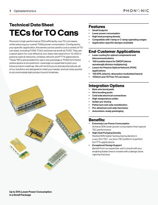 TECs for TO Cans