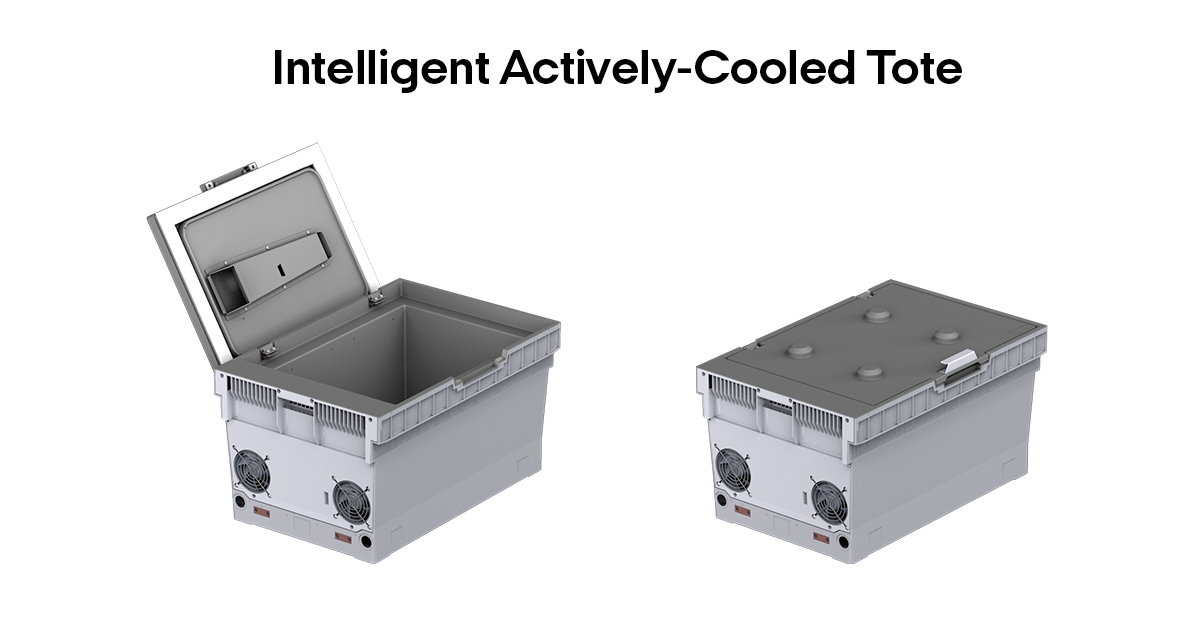 Intelligent Actively-Cooled Tote