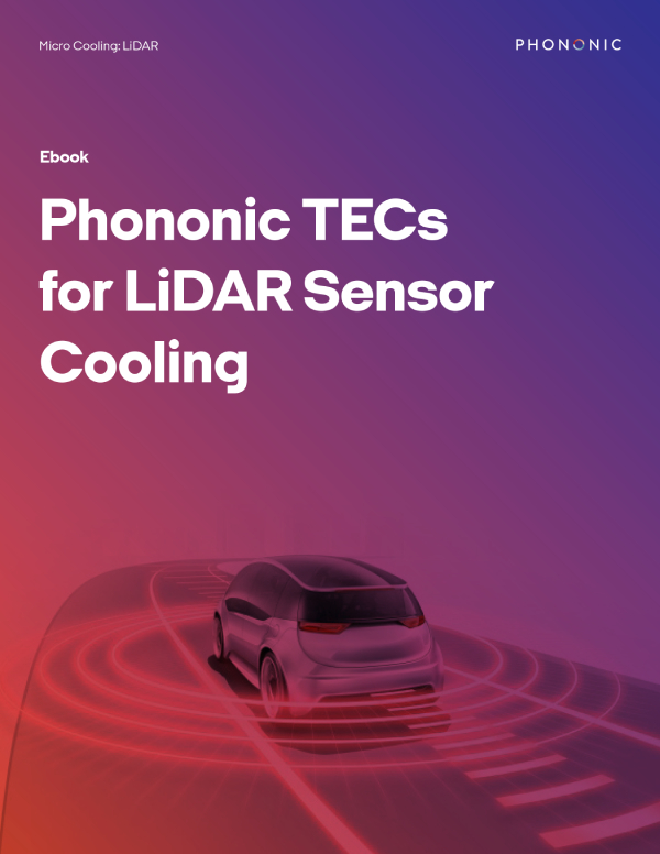 Phononic LiDAR Sensor Cooling