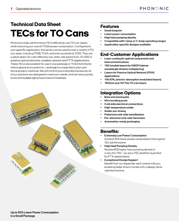 TECs For TO cans