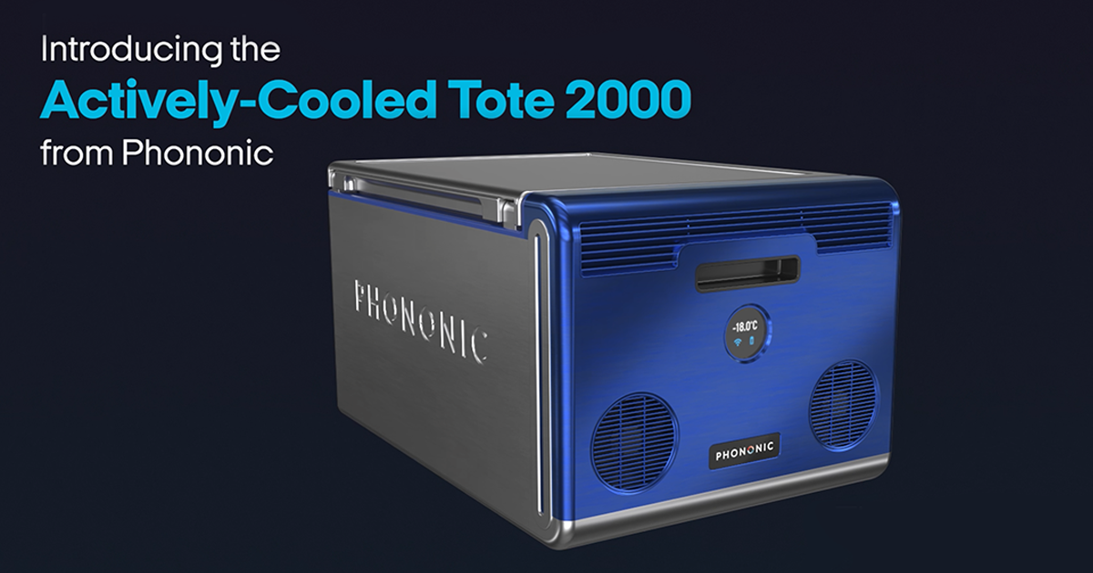 Phononic Unveils Next Generation Actively-Cooled Tote 2000™ Cold Chain Fulfillment Solution