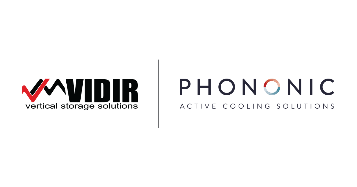 Phononic and Vidir Introduce First Actively-Cooled and Automated Buy Online Pick-up On Site Fulfillment and Staging Solution for Grocers